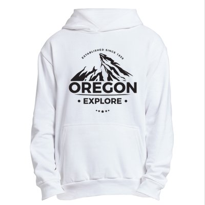 Explore Oregon Graphic Mountain Urban Pullover Hoodie