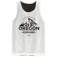 Explore Oregon Graphic Mountain Mesh Reversible Basketball Jersey Tank