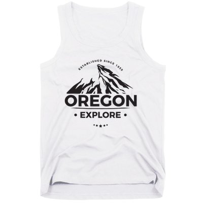 Explore Oregon Graphic Mountain Tank Top