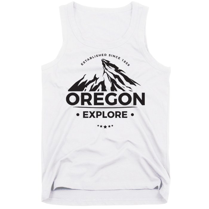 Explore Oregon Graphic Mountain Tank Top