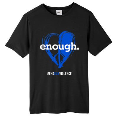 Enough Orange Gun Control Peace & Love Symbol Tall Fusion ChromaSoft Performance T-Shirt