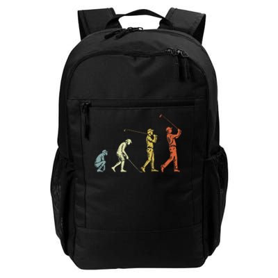 Evolution of Golf Funny Man Golfer Daily Commute Backpack