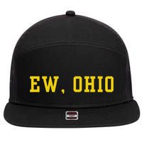 Ew Ohio Generation Z & Gen Alpha Brain Rot 7 Panel Mesh Trucker Snapback Hat