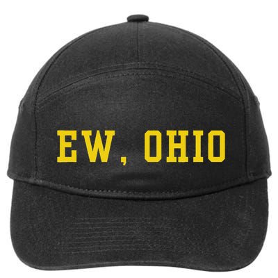 Ew Ohio Generation Z & Gen Alpha Brain Rot 7-Panel Snapback Hat