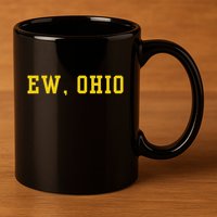Ew Ohio Generation Z & Gen Alpha Brain Rot 11oz C Handle Ceramic Mug