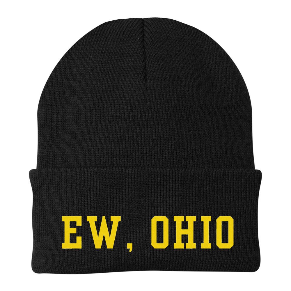 Ew Ohio Generation Z & Gen Alpha Brain Rot Beanie