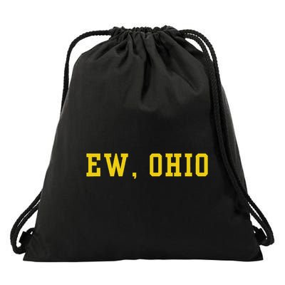 Ew Ohio Generation Z & Gen Alpha Brain Rot Drawstring Bag
