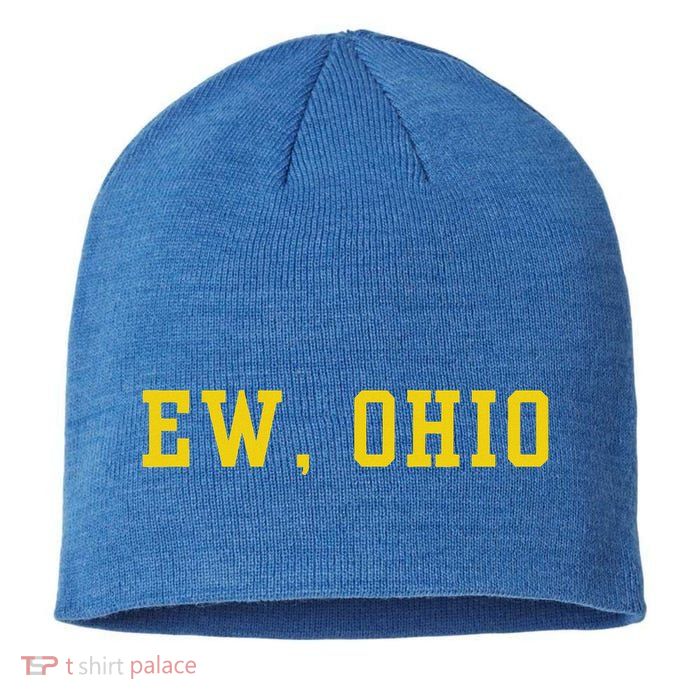 Ew Ohio Generation Z & Gen Alpha Brain Rot Sustainable Beanie