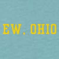 Ew Ohio Generation Z & Gen Alpha Brain Rot Sueded Cloud Jersey T-Shirt