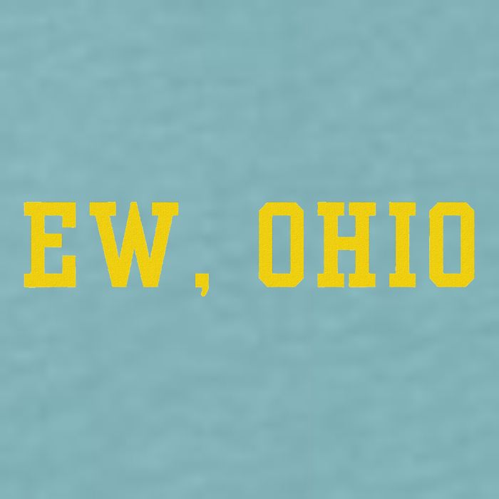 Ew Ohio Generation Z & Gen Alpha Brain Rot Sueded Cloud Jersey T-Shirt