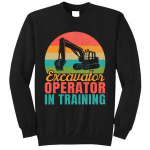 Excavator Operator In Training Excavator Sweatshirt