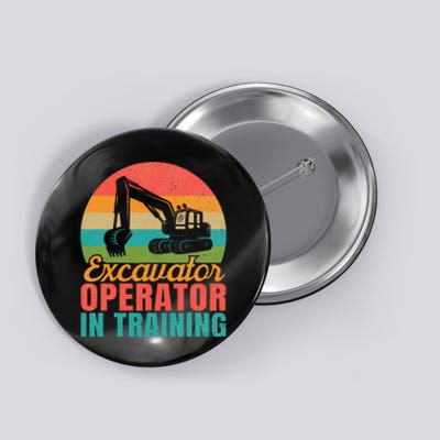 Excavator Operator In Training Excavator Button