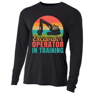 Excavator Operator In Training Excavator Cooling Performance Long Sleeve Crew