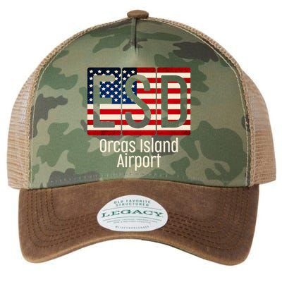 ESD Orcas Island Airport Legacy Tie Dye Trucker Hat