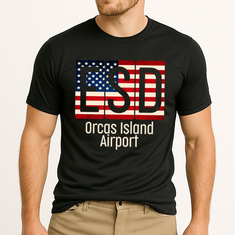 ESD Orcas Island Airport Cooling Performance Crew T-Shirt