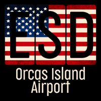 ESD Orcas Island Airport Cooling Performance Crew T-Shirt
