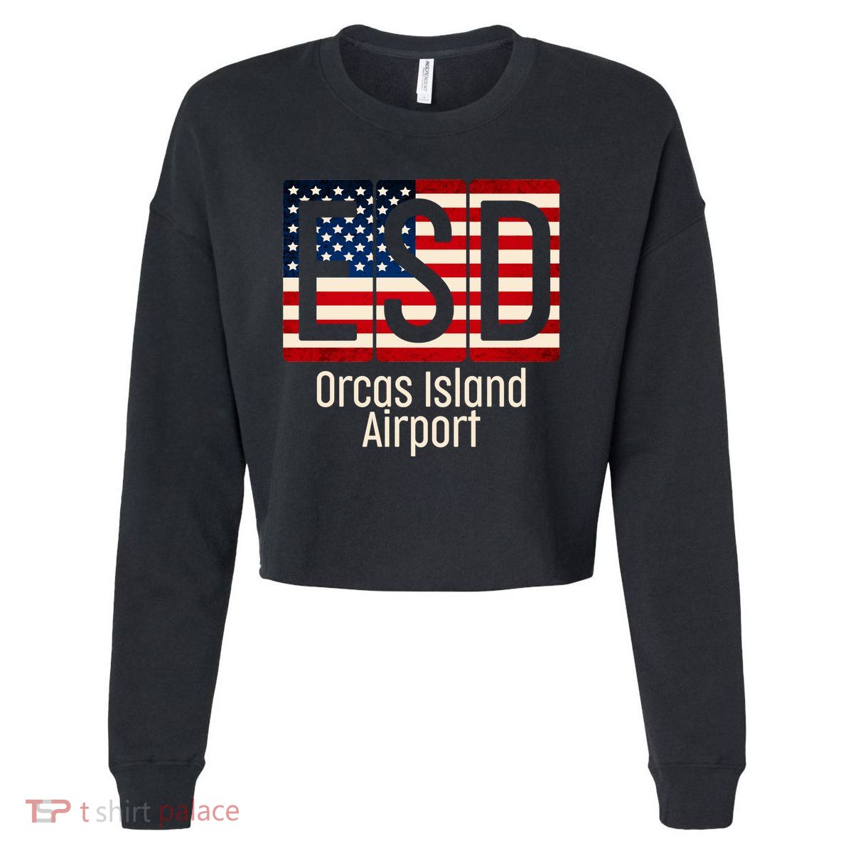 ESD Orcas Island Airport Cropped Pullover Crew