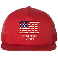 ESD Orcas Island Airport Flat Bill Trucker Hat