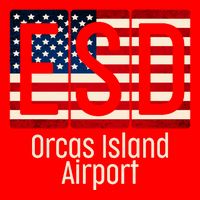 ESD Orcas Island Airport Flat Bill Trucker Hat