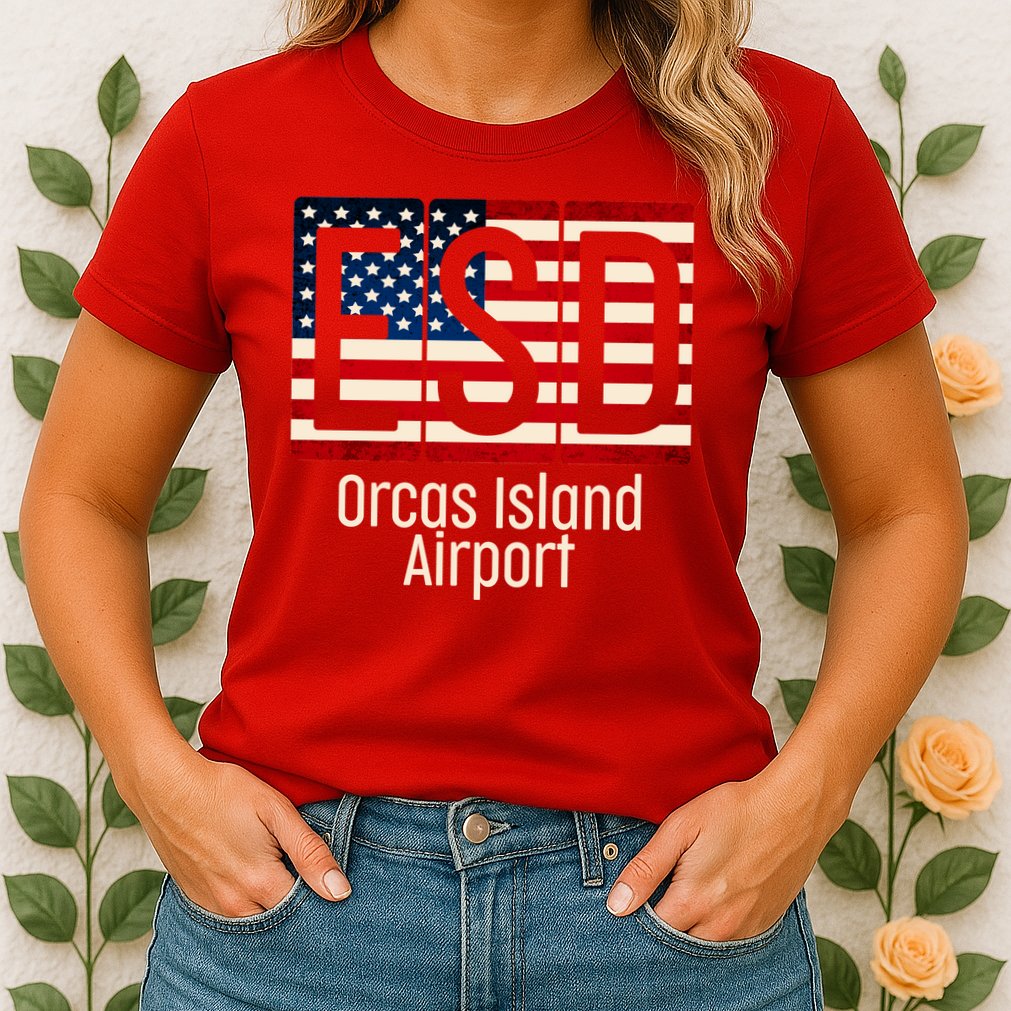 ESD Orcas Island Airport Womens T-Shirt