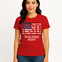 ESD Orcas Island Airport Womens T-Shirt