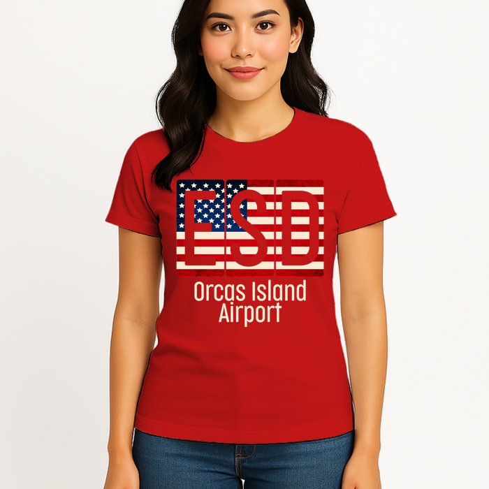ESD Orcas Island Airport Womens T-Shirt