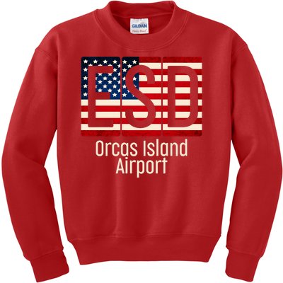 ESD Orcas Island Airport Kids Sweatshirt