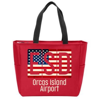 ESD Orcas Island Airport Zip Tote Bag