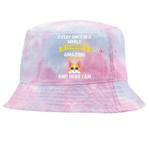 Every Once In A While Someone Amazing Comes Along Here I Am Tie-Dyed Bucket Hat