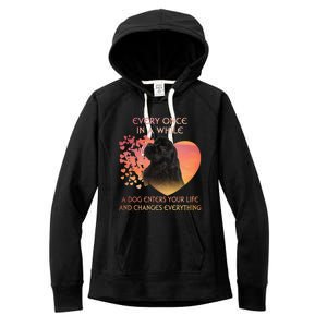 Every Once In A While American Cocker Spaniel dog Women's Fleece Hoodie