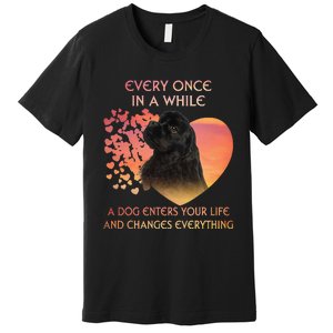 Every Once In A While American Cocker Spaniel dog Premium T-Shirt