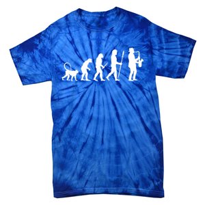 Evolution Of Jazz Music For A Saxophone Player Saxophonist Gift Tie-Dye T-Shirt