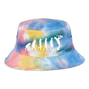 Evolution Of Kind To Saxophone Player Meaningful Gift Tie Dye Newport Bucket Hat