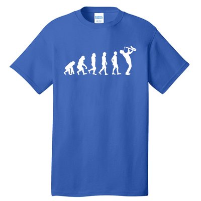 Evolution Of Kind To Saxophone Player Meaningful Gift Tall T-Shirt