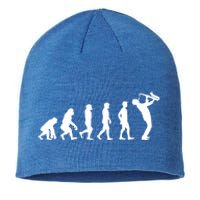 Evolution Of Kind To Saxophone Player Meaningful Gift Sustainable Beanie