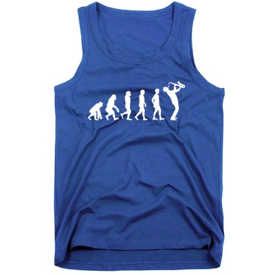 Evolution Of Kind To Saxophone Player Meaningful Gift Tank Top