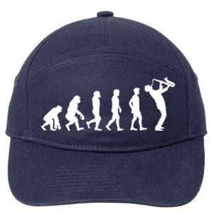 Evolution Of Kind To Saxophone Player Meaningful Gift 7-Panel Snapback Hat