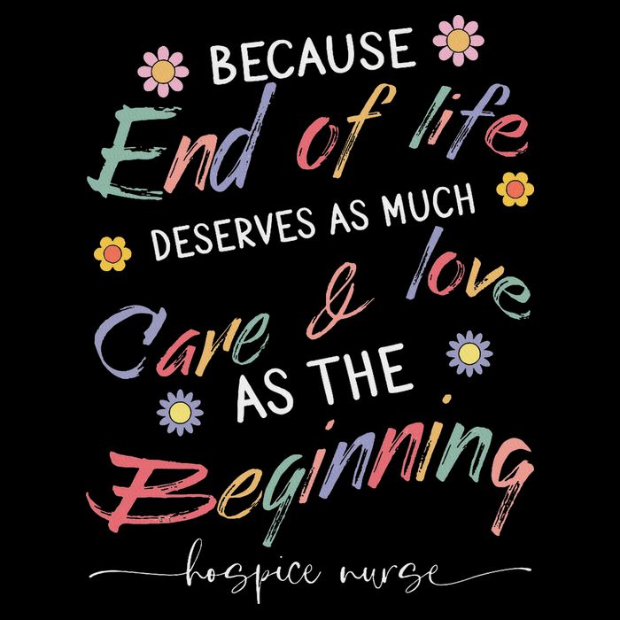 End Of Life Deserves As Much Care And Love Hospice Nurse 16 in Basic Backpack