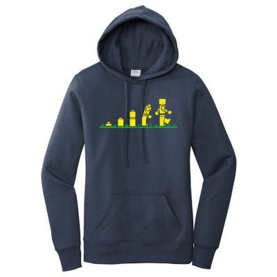 Evolution Of Lego Women's Pullover Hoodie