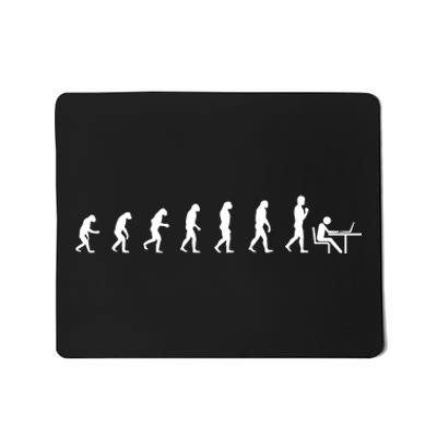 Evolution Of Man Computer Programmer Funny Geek Lover IT Mousepad