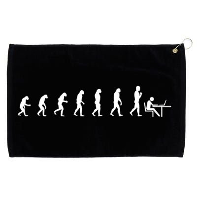 Evolution Of Man Computer Programmer Funny Geek Lover IT Grommeted Golf Towel