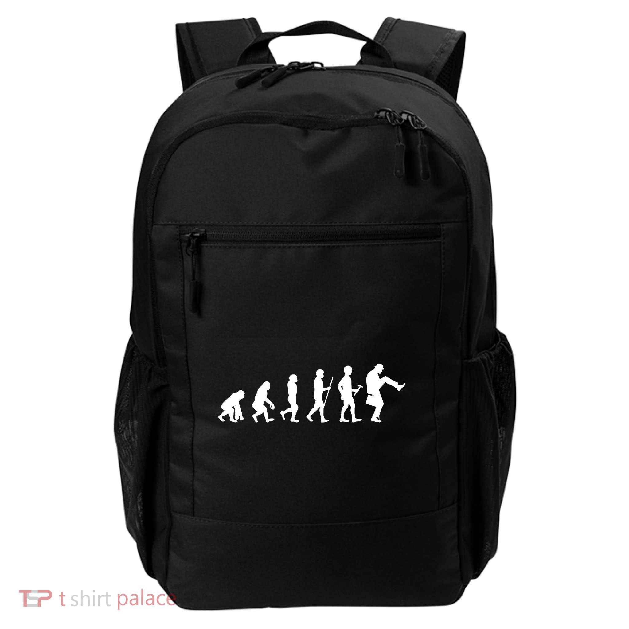 Evolution Of Man To The Silly Walk Daily Commute Backpack
