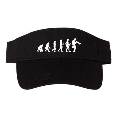 Evolution Of Man To The Silly Walk Valucap Bio-Washed Visor