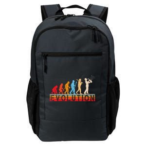 Evolution Of Man Retrostyle Saxophone Player Saxophonist Gift Daily Commute Backpack