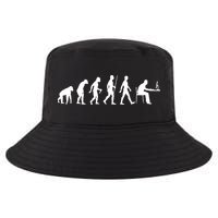 Evolution Of Man Computer Programmer Funny Geek Lover IT Cool Comfort Performance Bucket Hat
