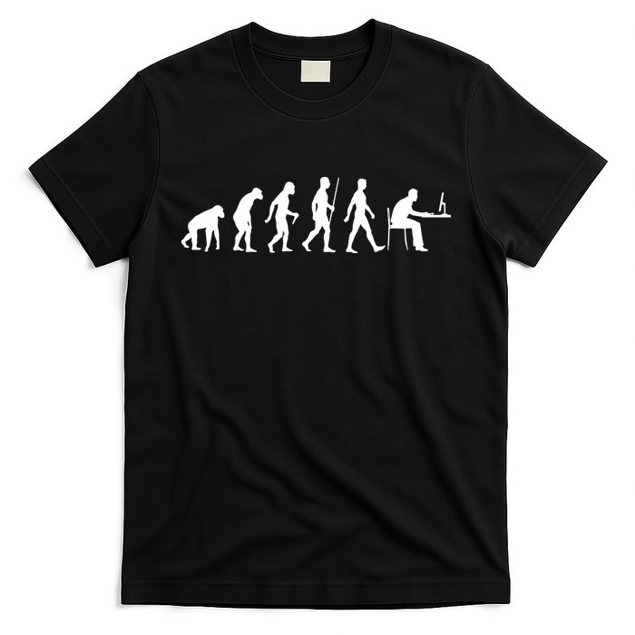 Evolution Of Man Computer Programmer Funny Geek Lover IT T-Shirt