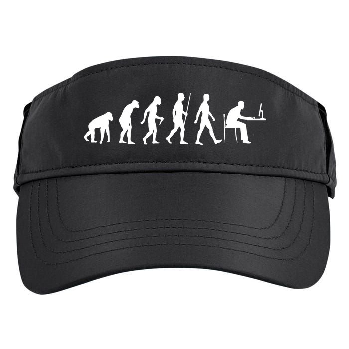 Evolution Of Man Computer Programmer Funny Geek Lover IT Adult Drive Performance Visor