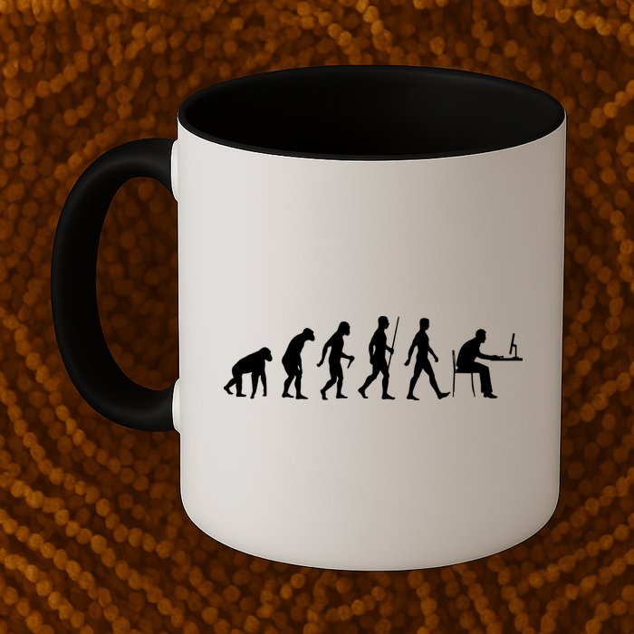 Evolution Of Man Computer Programmer Funny Geek Lover IT Mug