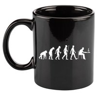 Evolution Of Man Computer Programmer Funny Geek Lover IT 11oz C Handle Ceramic Mug