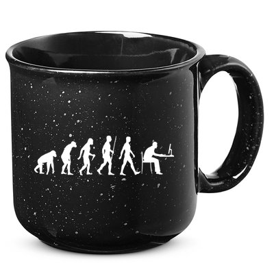 Evolution Of Man Computer Programmer Funny Geek Lover IT 15oz Campfire Ceramic Mug